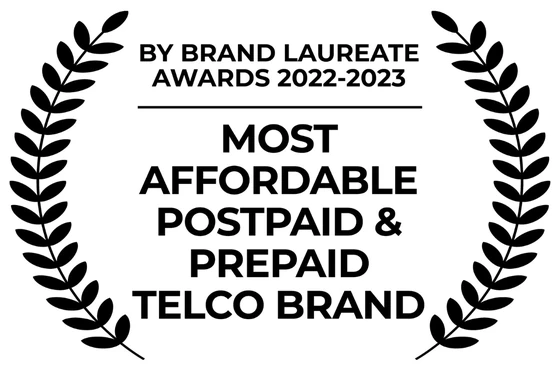 Brand Laureate Awards 2022–2023 — Most Affordable Postpaid and Prepaid Telco Brand